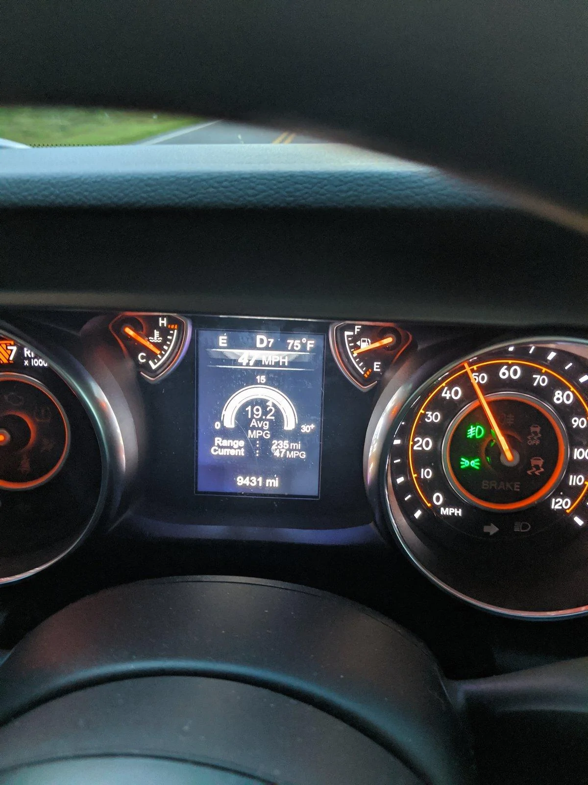Jeep Gladiator Gas mileage IMG_20200731_062926