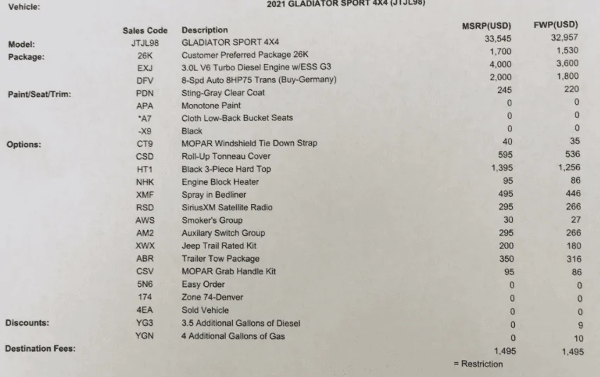 Jeep Gladiator 2021 Jeep Gladiator (JT) ORDER GUIDE!! [Updated Monthly] Screen Shot 2020-08-01 at 4.14.35 PM
