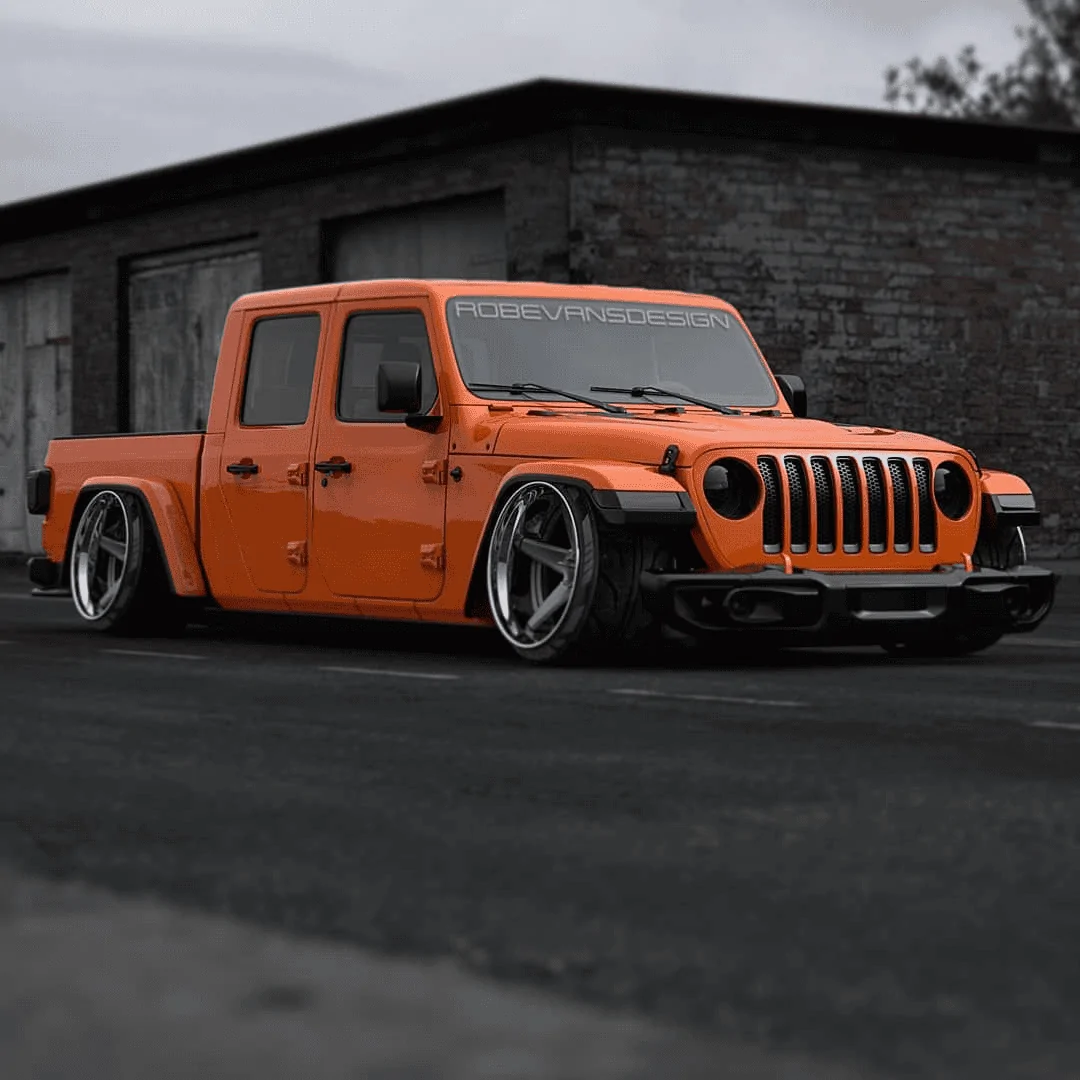 Jeep Gladiator Damn...Cited for no doors and wide tires. 1596459040637