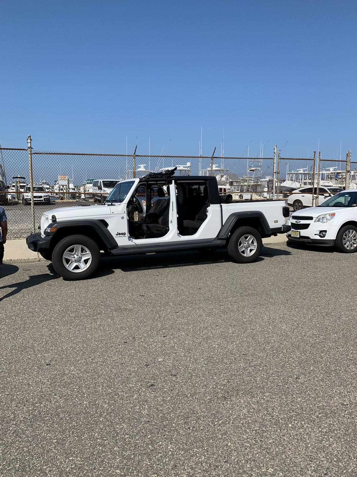Jeep Gladiator Is it dorky to only take off the front doors?? POLL B3D1AA17-B70D-4C26-9447-5E62A1935D94