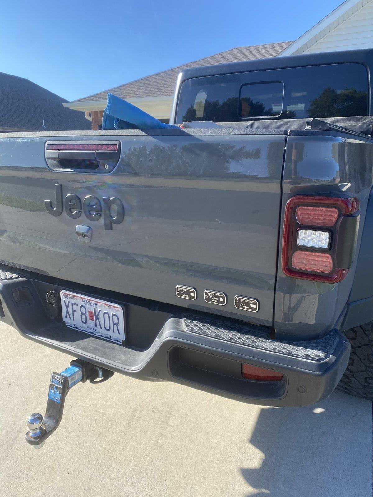 Jeep Gladiator Trail Badges? Where are you putting them? 20F4A318-869D-464F-919C-2678F0230C0B
