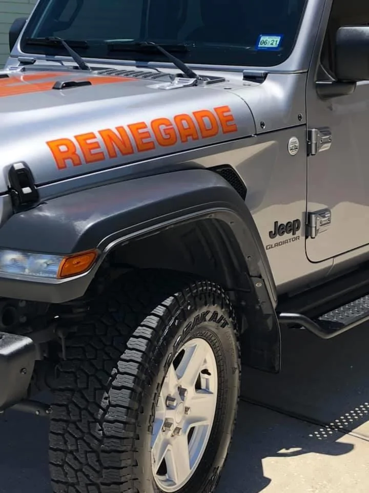 Jeep Gladiator Tire Fitments on Sport S A41B7FC4-1B32-41B4-8BE3-175C72E59CF5