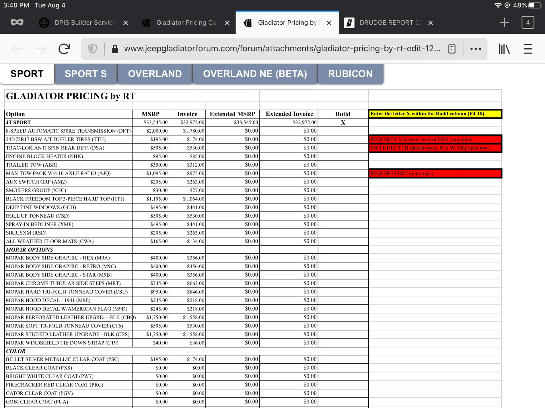 Jeep Gladiator Gladiator Pricing Calculator WorkSheet 0B96A0D6-FF0C-419F-ACDC-377DE07701DB