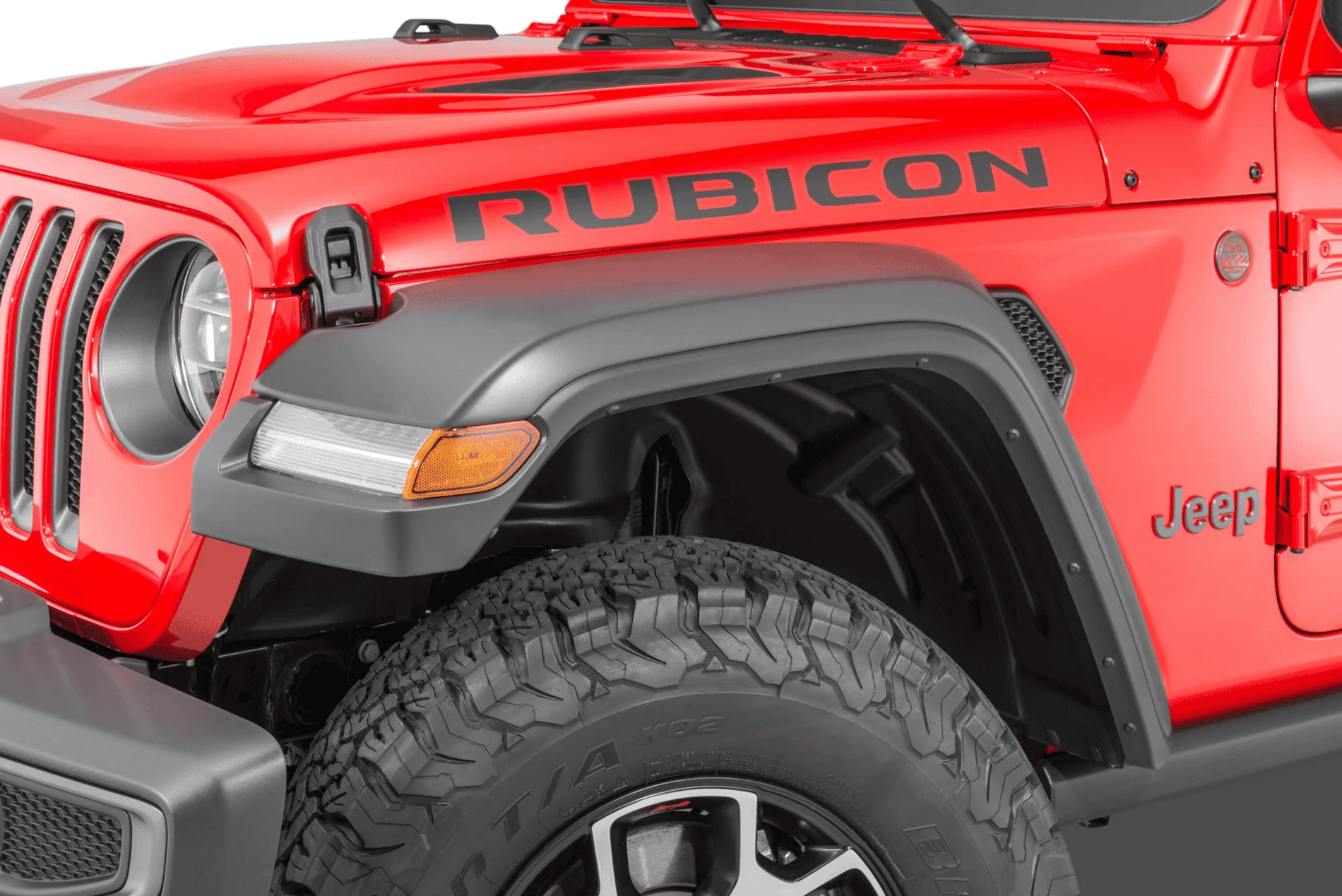 Jeep Gladiator Convert your Sport into a Rubicon Fender Flare with Tazer Programmer LED Install 1596720942942