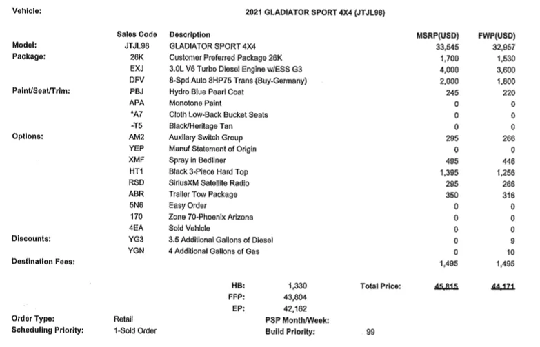 Jeep Gladiator New Willys package and 80th Anniversary Edition Gladiator Screen Shot 2020-08-06 at 10.44.43 PM