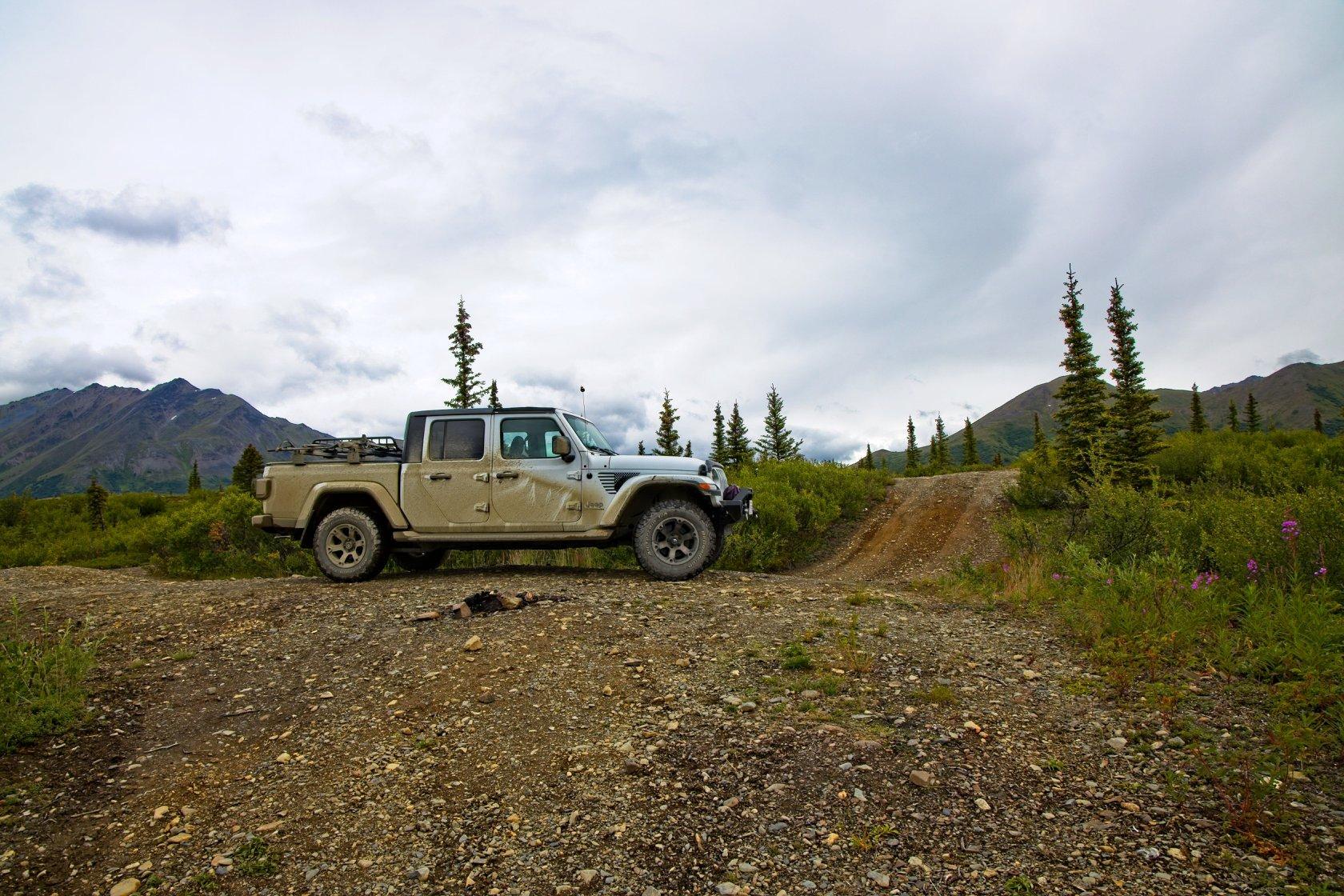 Jeep Gladiator Alaska another detour