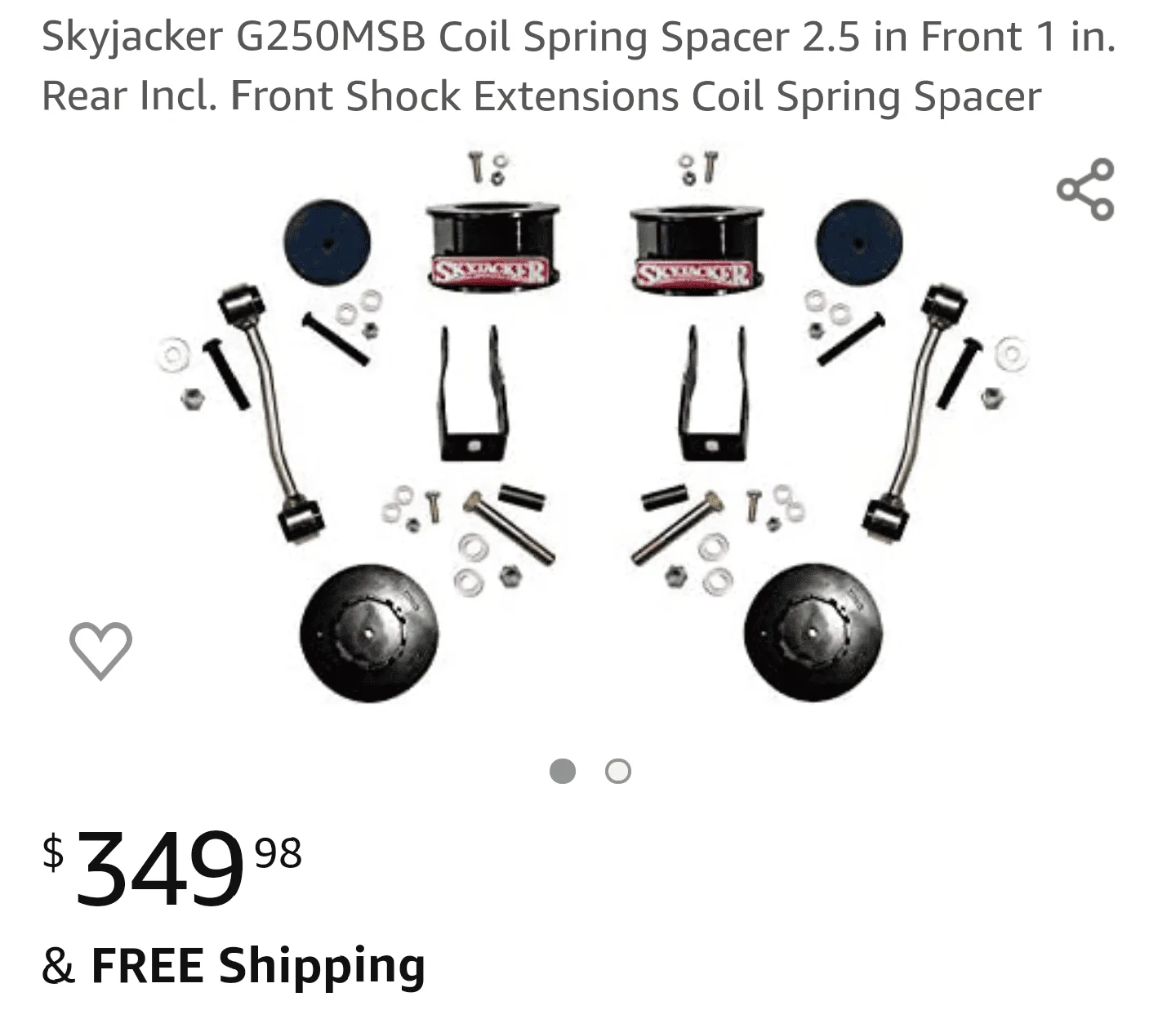 Jeep Gladiator Alloy USA or Tera flex.....or best leveling kit for JTR??? Screenshot_20200808-061740