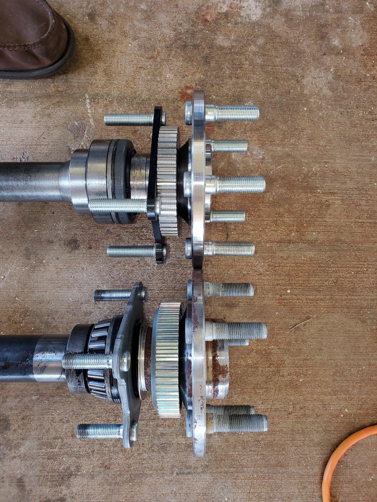 Jeep Gladiator My 35 spline rear axle shaft install with ARB RD246 20200808_211714