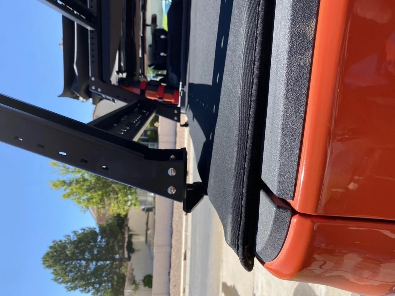 Jeep Gladiator Higher than roof rack that works with factory tonneau cover 569A2004-18CC-46EF-9AD4-71BB631CD718
