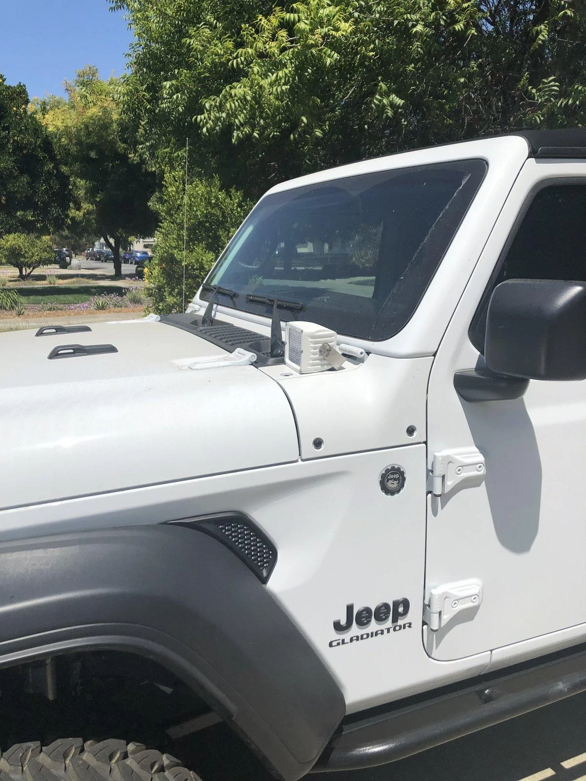 Jeep Gladiator Rigid Lights in White Casing vs Black F7C5EC01-AD74-4558-8EC7-F6D4D1409B3B