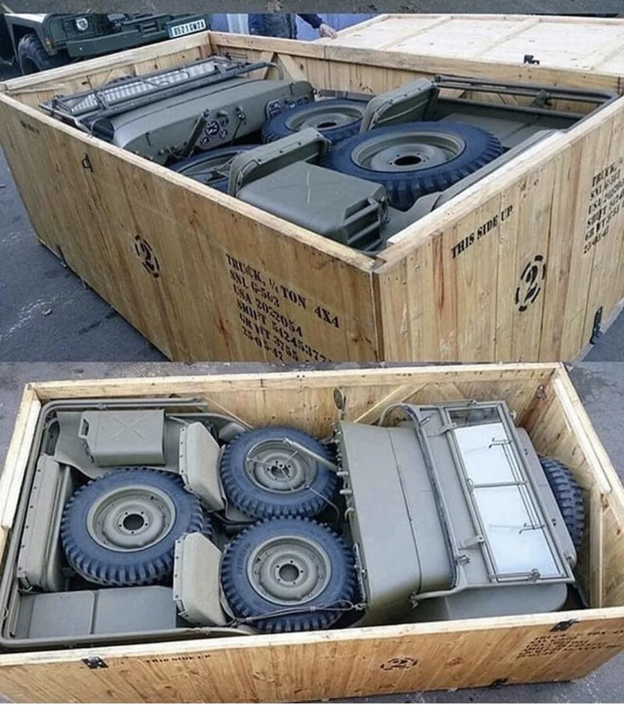 Jeep Gladiator Jeep in a box... the guy who packed this must have worked at Apple product packaging in the past... 55BB0C4B-1A73-4965-A401-E3122A7FEFBB