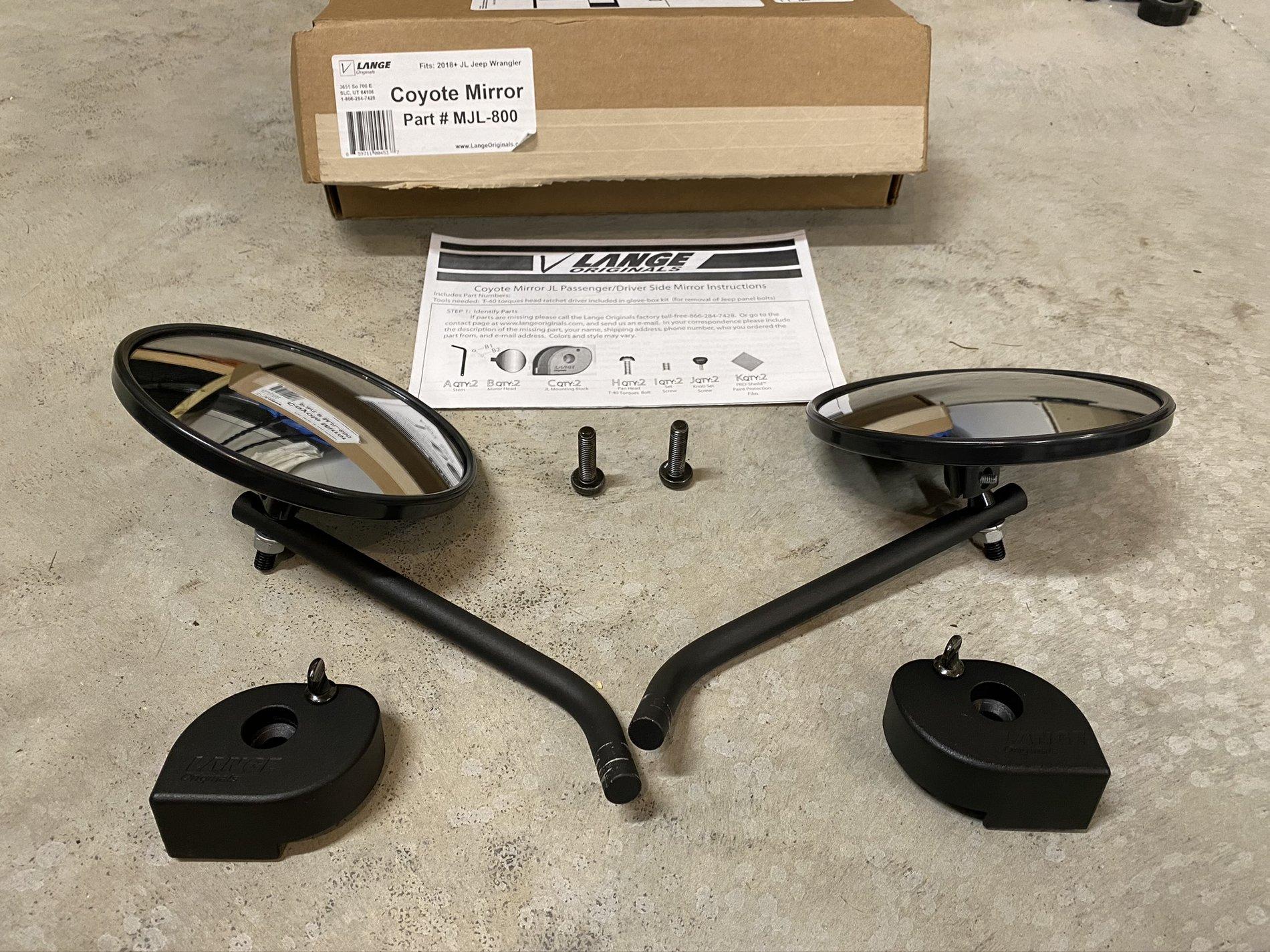 Jeep Gladiator Lange Coyote Mirrors - MJL-800 05A77CC8-E472-4554-BF1A-9A931EC895E1