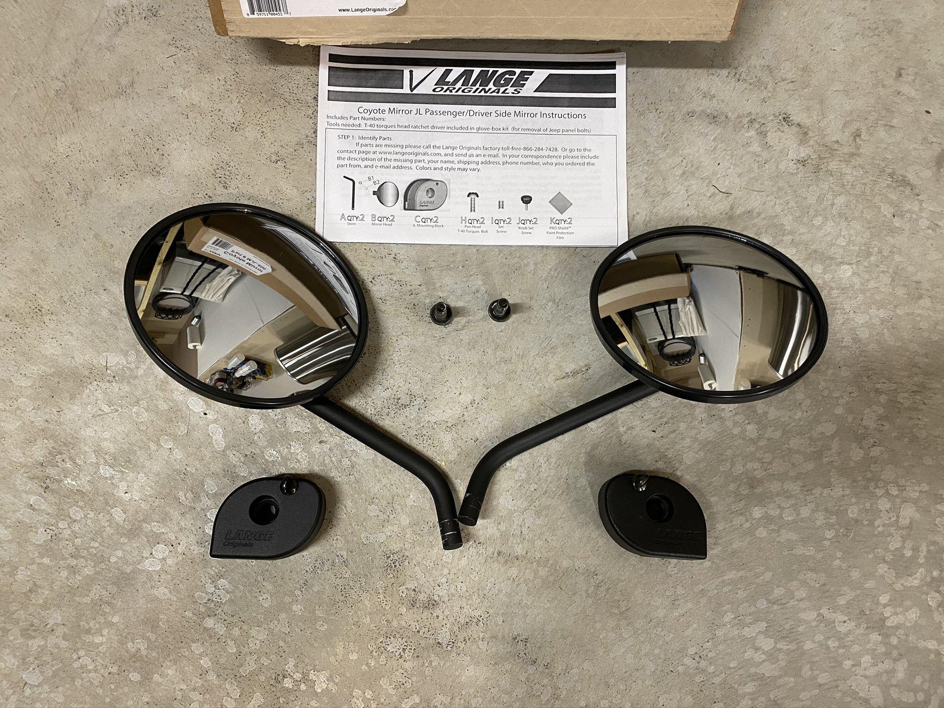 Jeep Gladiator Lange Coyote Mirrors - MJL-800 D727393E-591F-4BDB-86AE-A7D61C0D357D
