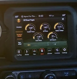 Jeep Gladiator No position or altitude on off-road pages 8115DCC7-5E34-4D9B-9C3B-C1363A3271BD
