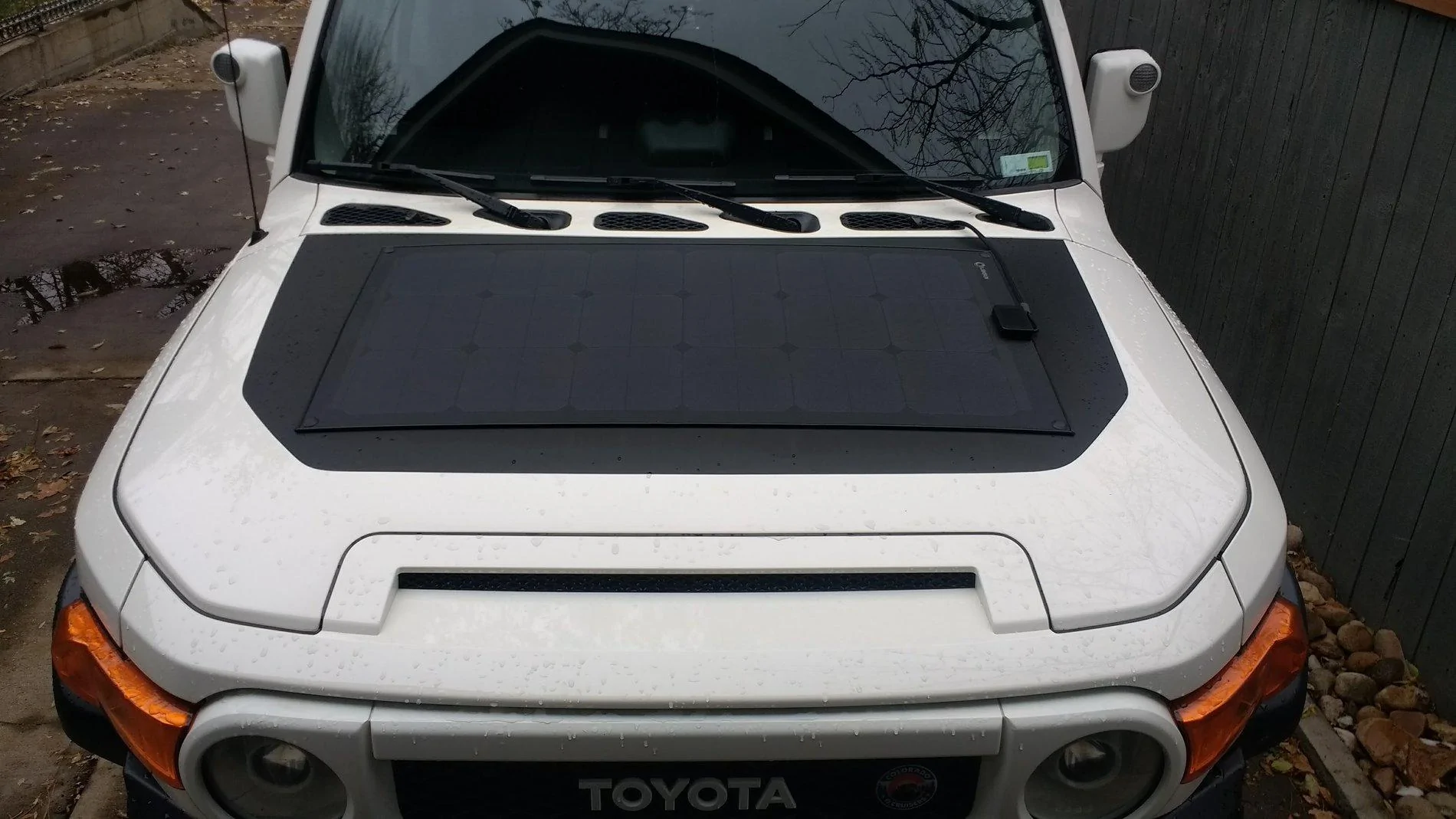 Jeep Gladiator Gladiator JT VSS System - 30 WATT Hood Solar Panel IMG_20171107_102458019