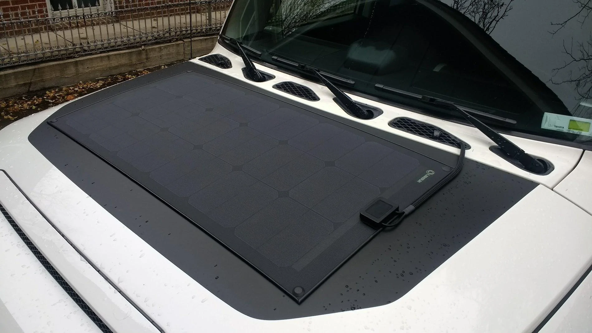 Jeep Gladiator Gladiator JT VSS System - 30 WATT Hood Solar Panel IMG_20171107_102532428
