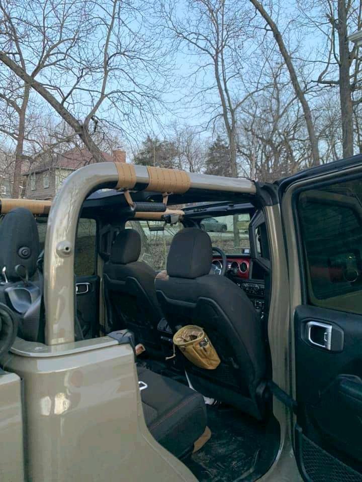 Jeep Gladiator Mopar Rear Grab Handles w/ Soft Top FB_IMG_15831971538321524