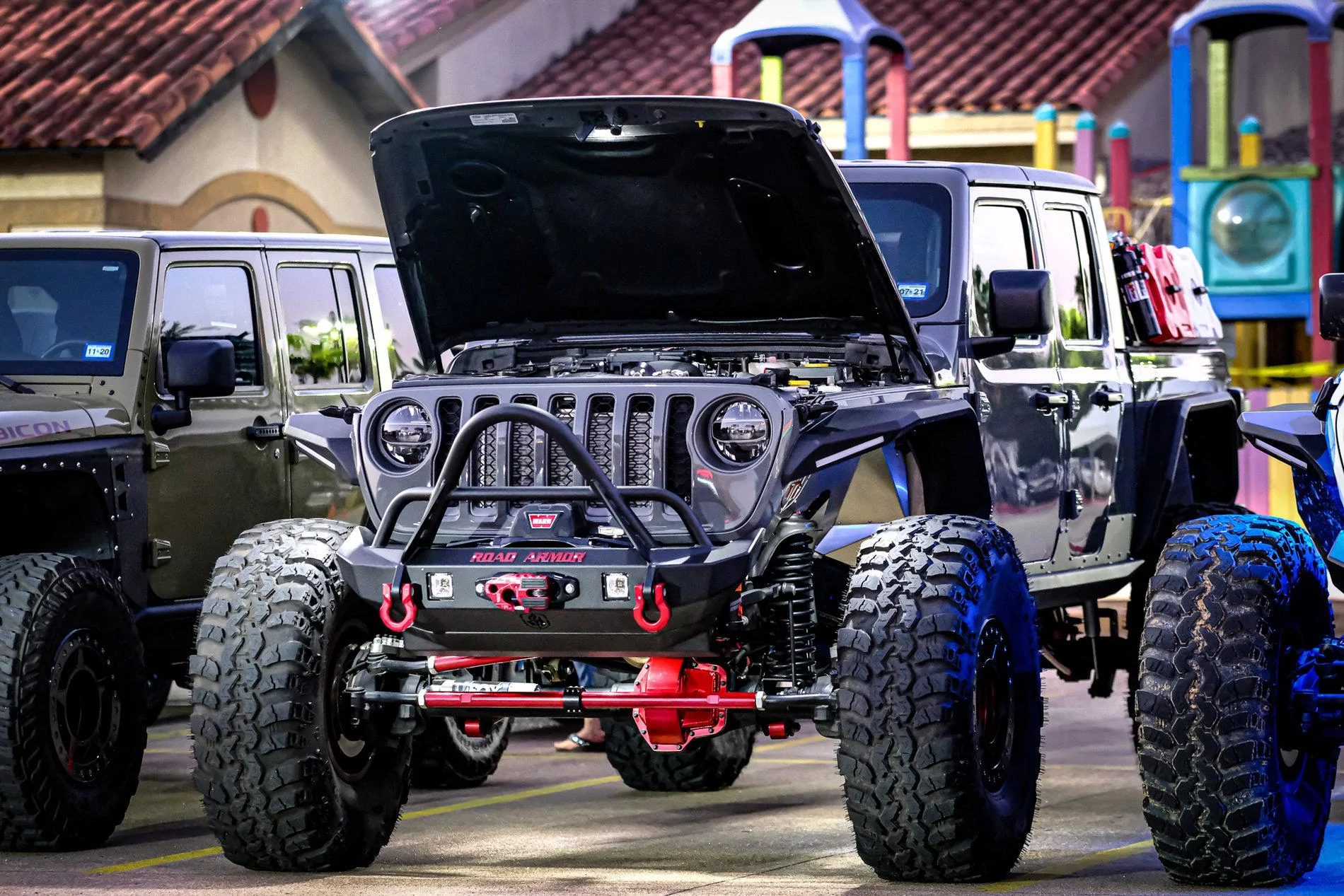 Jeep Gladiator Show me stubby bumpers options with skid plate IMG_20200811_223411