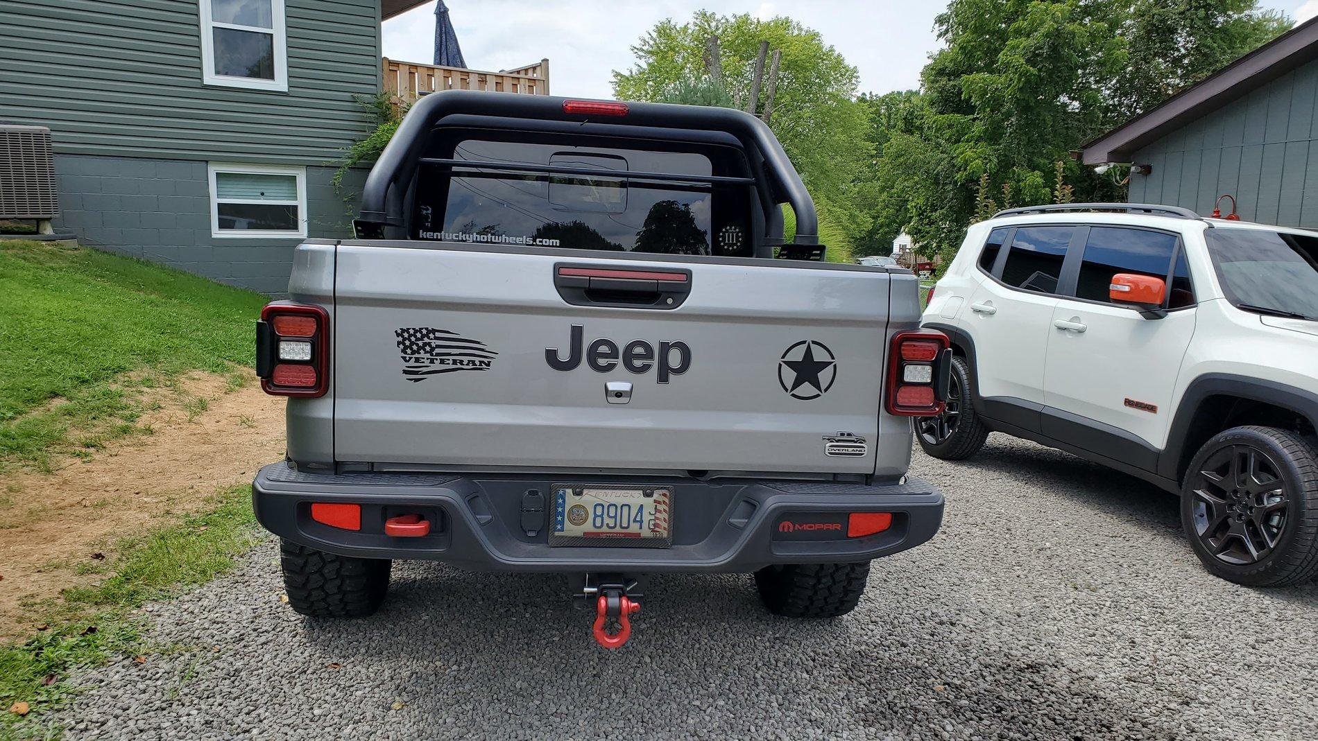 Jeep Gladiator Black Horse Roll Bar Installed 20200814_133359