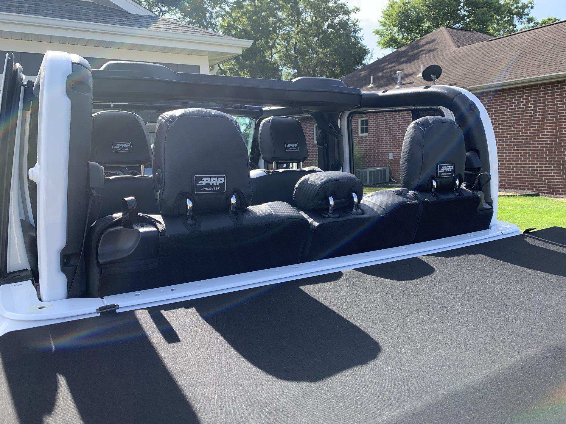Jeep Gladiator PRP seat covers roller coaster ride. A7C6FD85-E06D-4259-B655-07737998E0F3