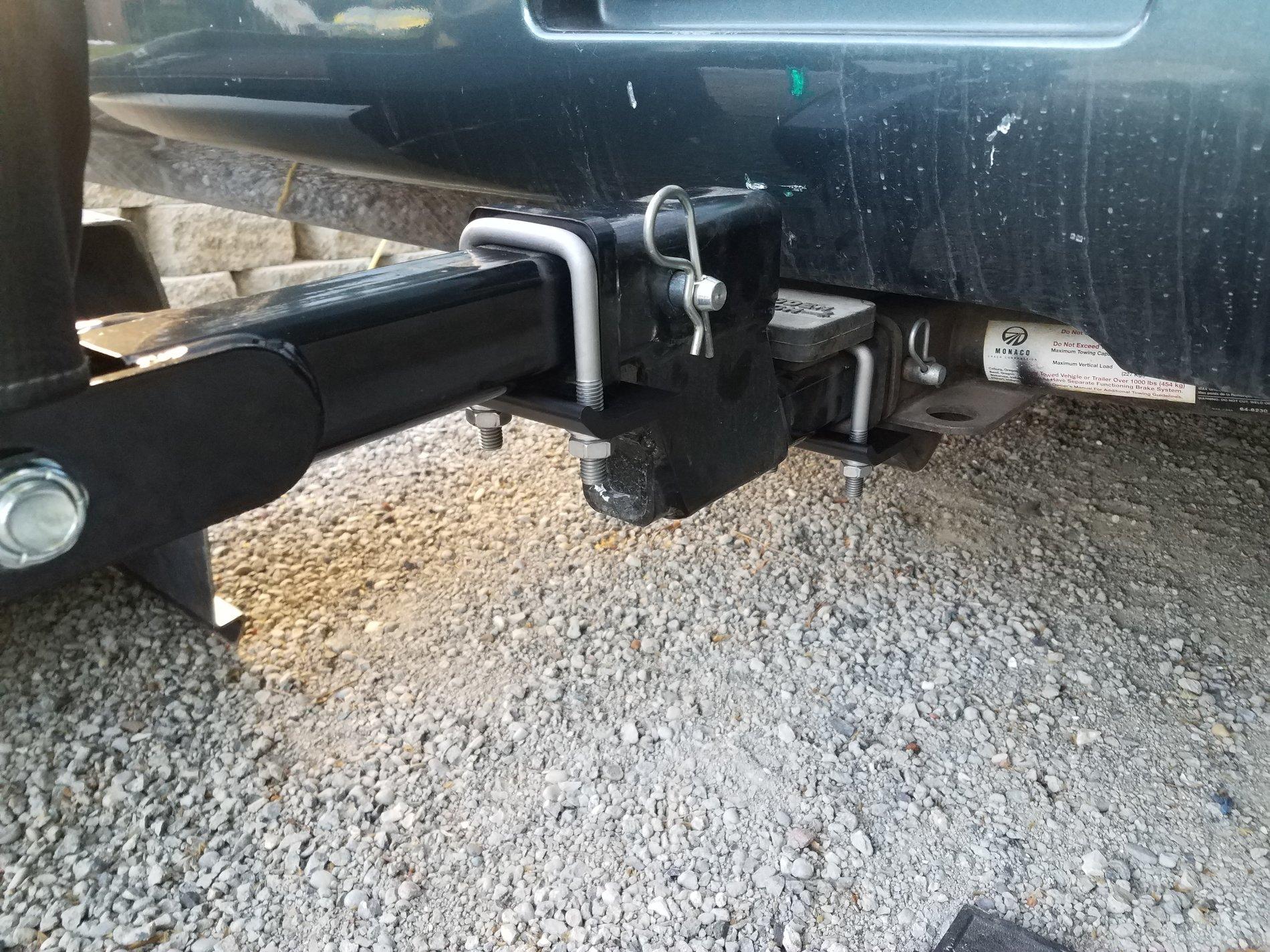 Jeep Gladiator Hitch tighteners and flat towing. hitchtightener