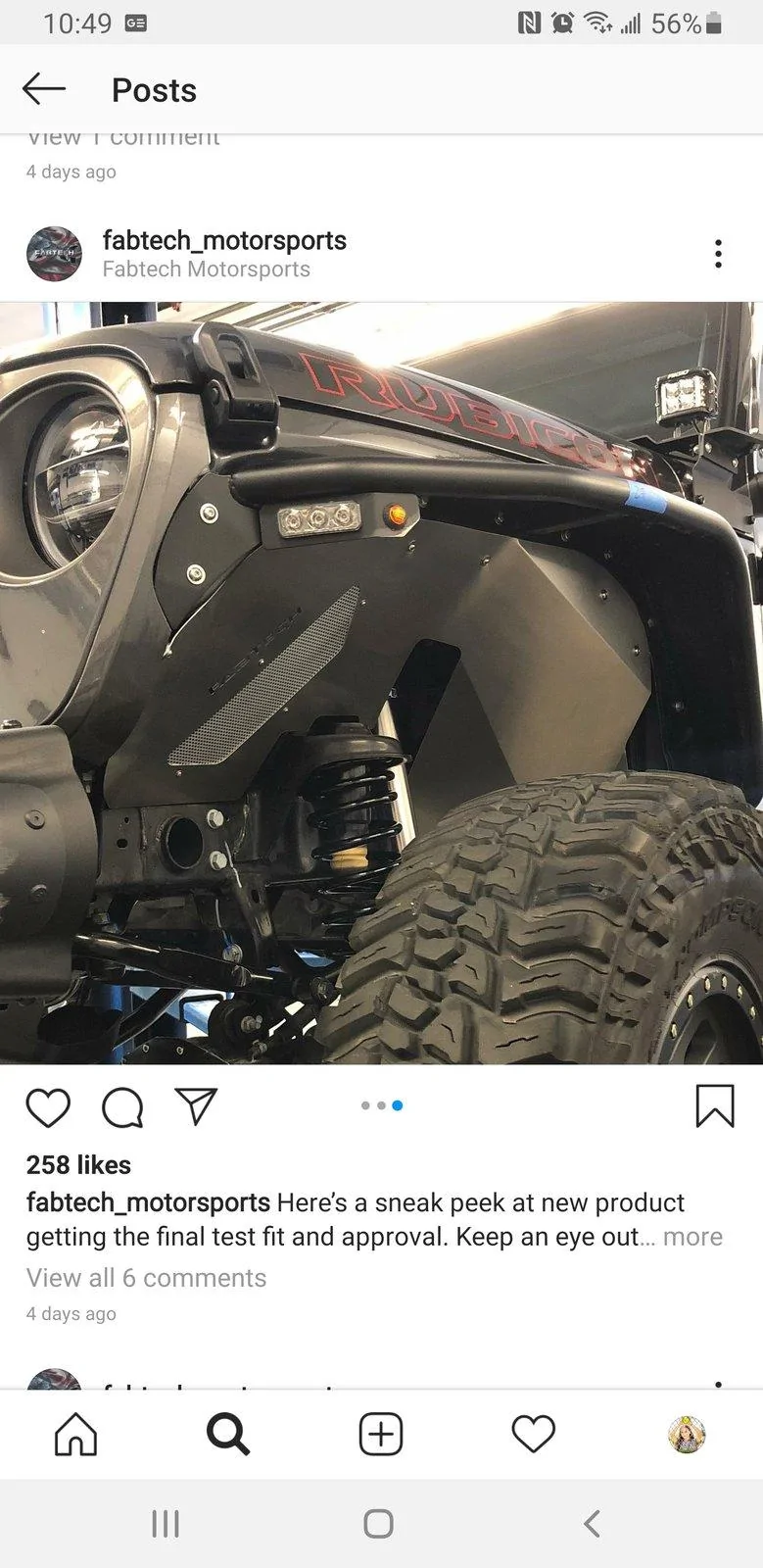 Jeep Gladiator Fender Flares - Narrowed to 3 Choices Screenshot_20200817-224927_Instagram