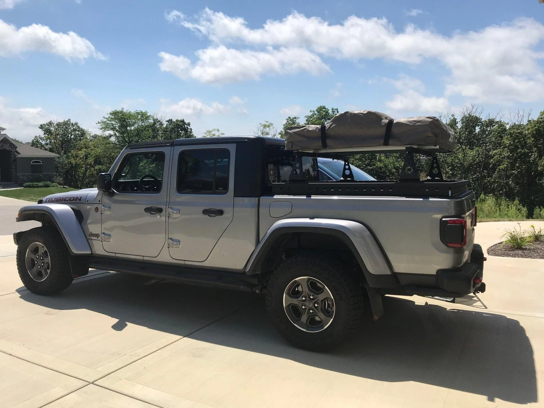 Jeep Gladiator JT Gladiator Upper Decker Hinged Cargo Basket Now Available! Jeep Tent (Packed 1)