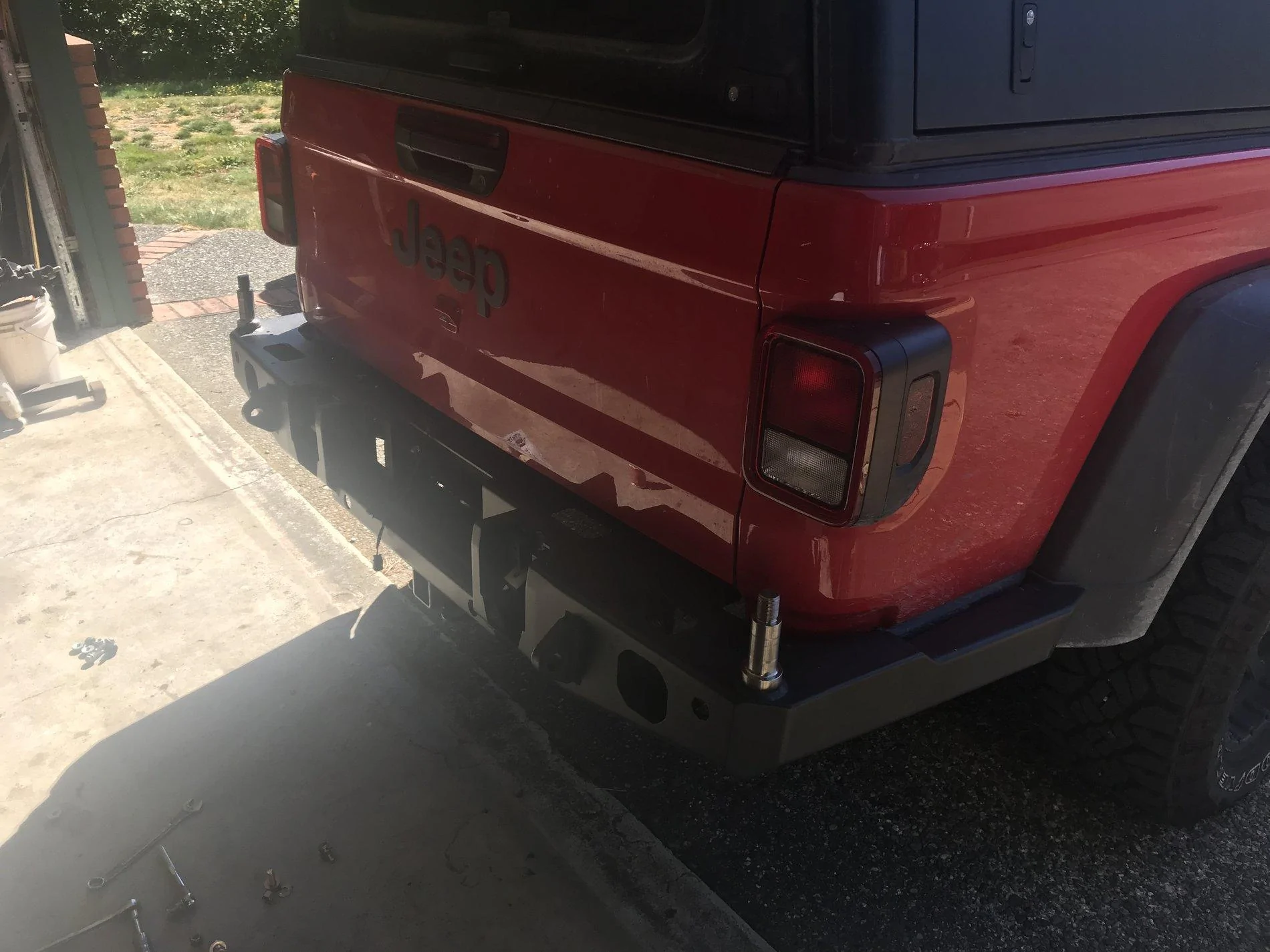 Jeep Gladiator Expedition One Dual Tire Swing Bumper Install/Review 172E9A51-3761-430D-A5D8-477F4B1668D3