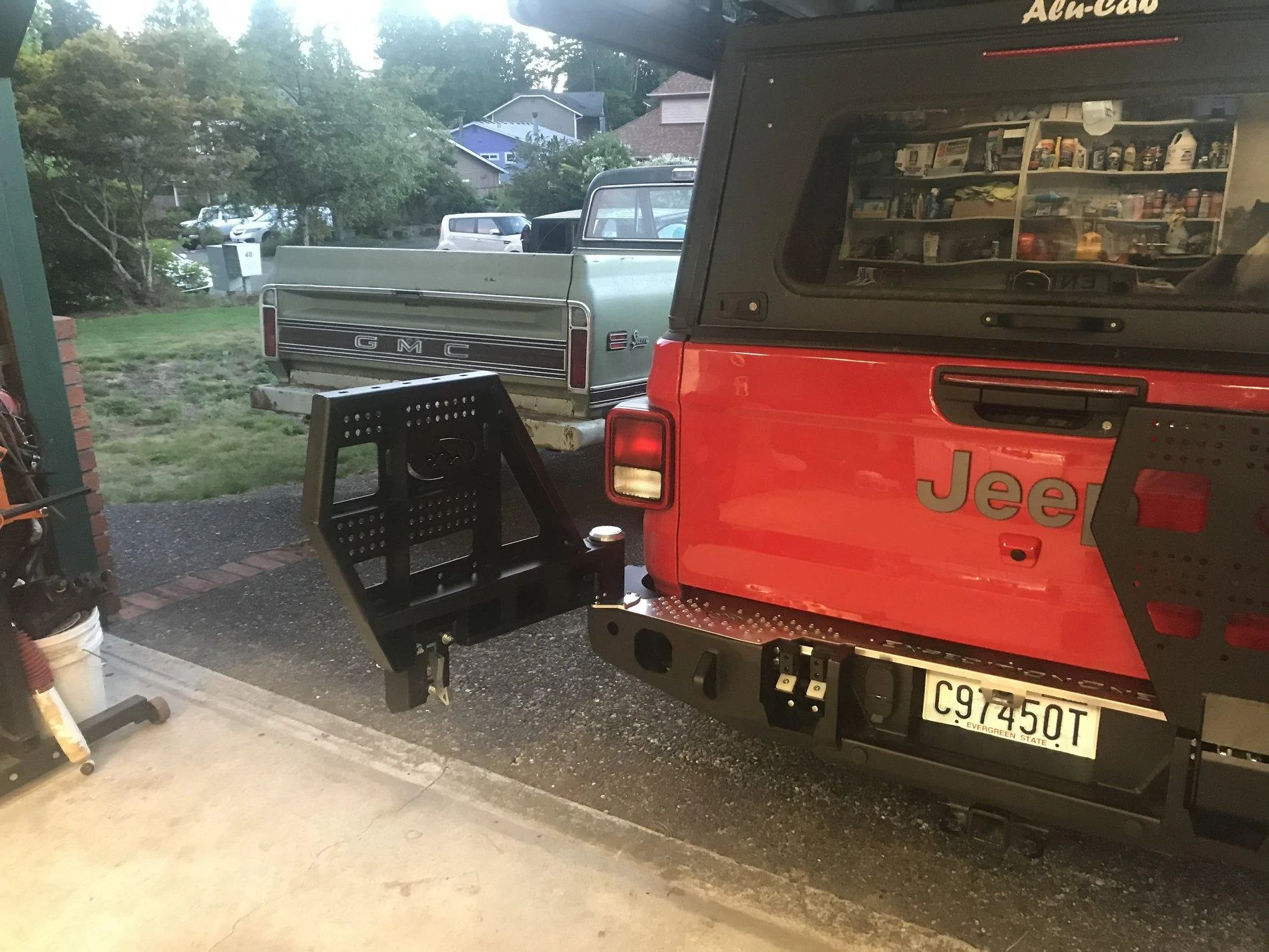 Jeep Gladiator Expedition One Dual Tire Swing Bumper Install/Review 9854C6A3-B070-4BF2-A6EE-9AAA7D5AF55E