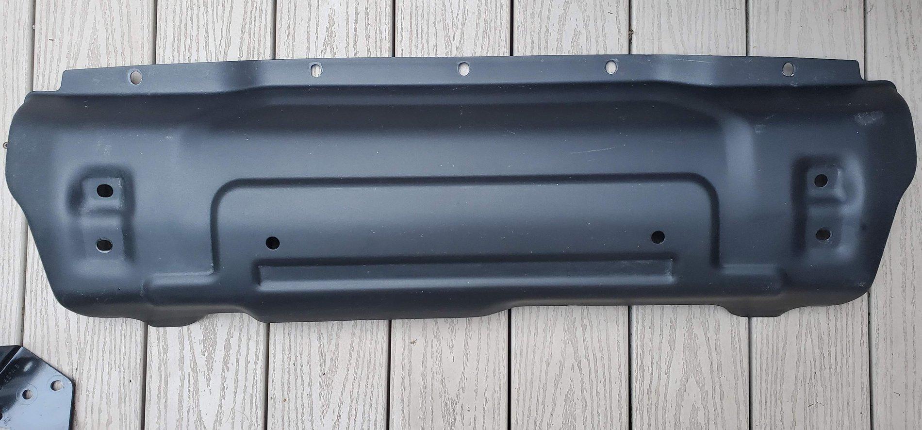 Jeep Gladiator Mopar front steel skid plate WITH brackets 20200818_193644