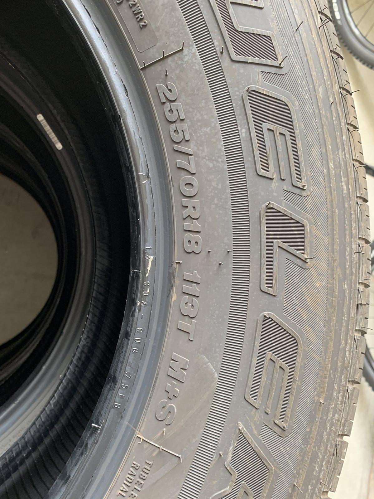 Jeep Gladiator FOR SALE:  Overland OEM Tires - Bridgestone Dueler H/T - 255/70R18 TIRE 1.JPG