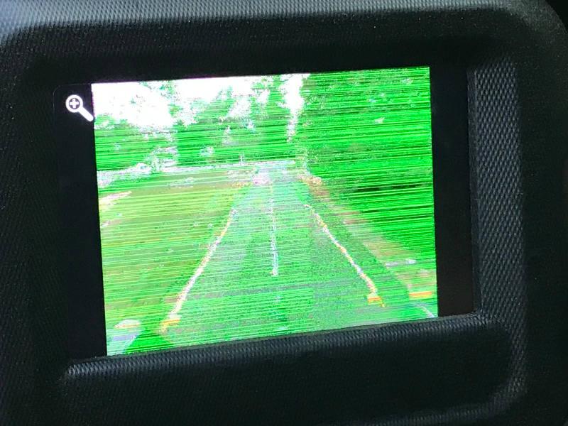 Jeep Gladiator Backup camera display issue, fixed itself display