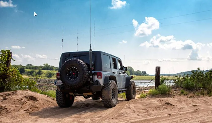 Jeep Gladiator Ham radio install JK_JeepBack