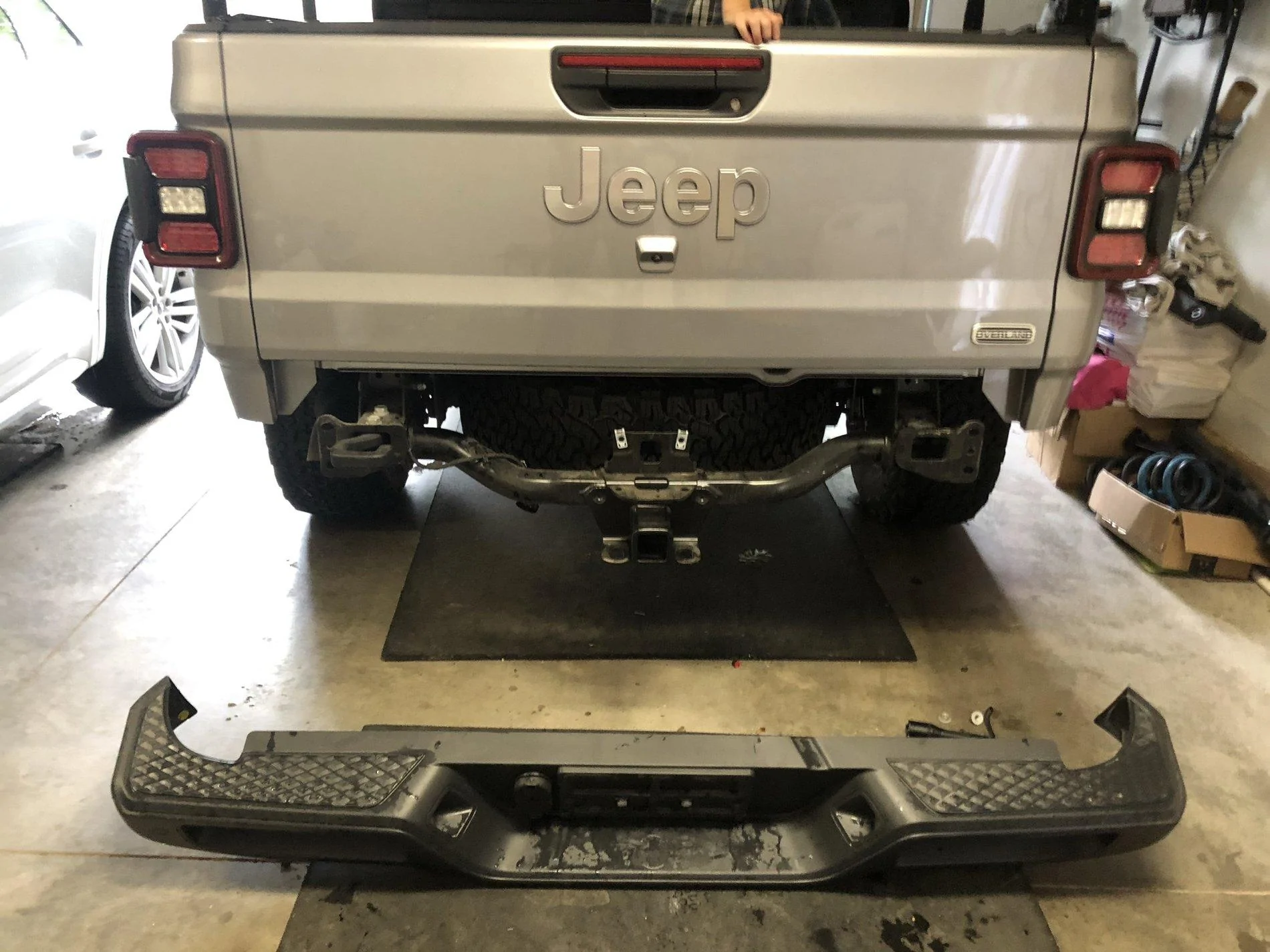 Jeep Gladiator Part Number of Rear Bumper passenger Side Tow Hook Panel? 065D106A-314D-41FE-96E6-D24812B02FD0
