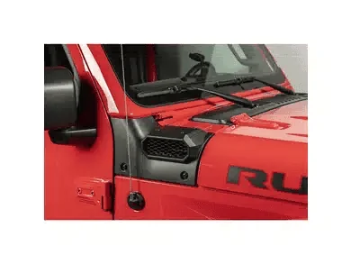 Jeep Gladiator We’re Digging This Comanche and Scrambler Inspired Retro Gladiator Look Rugged Ridge short snorkel