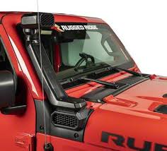Jeep Gladiator We’re Digging This Comanche and Scrambler Inspired Retro Gladiator Look Rugged Ridge tall snorkel