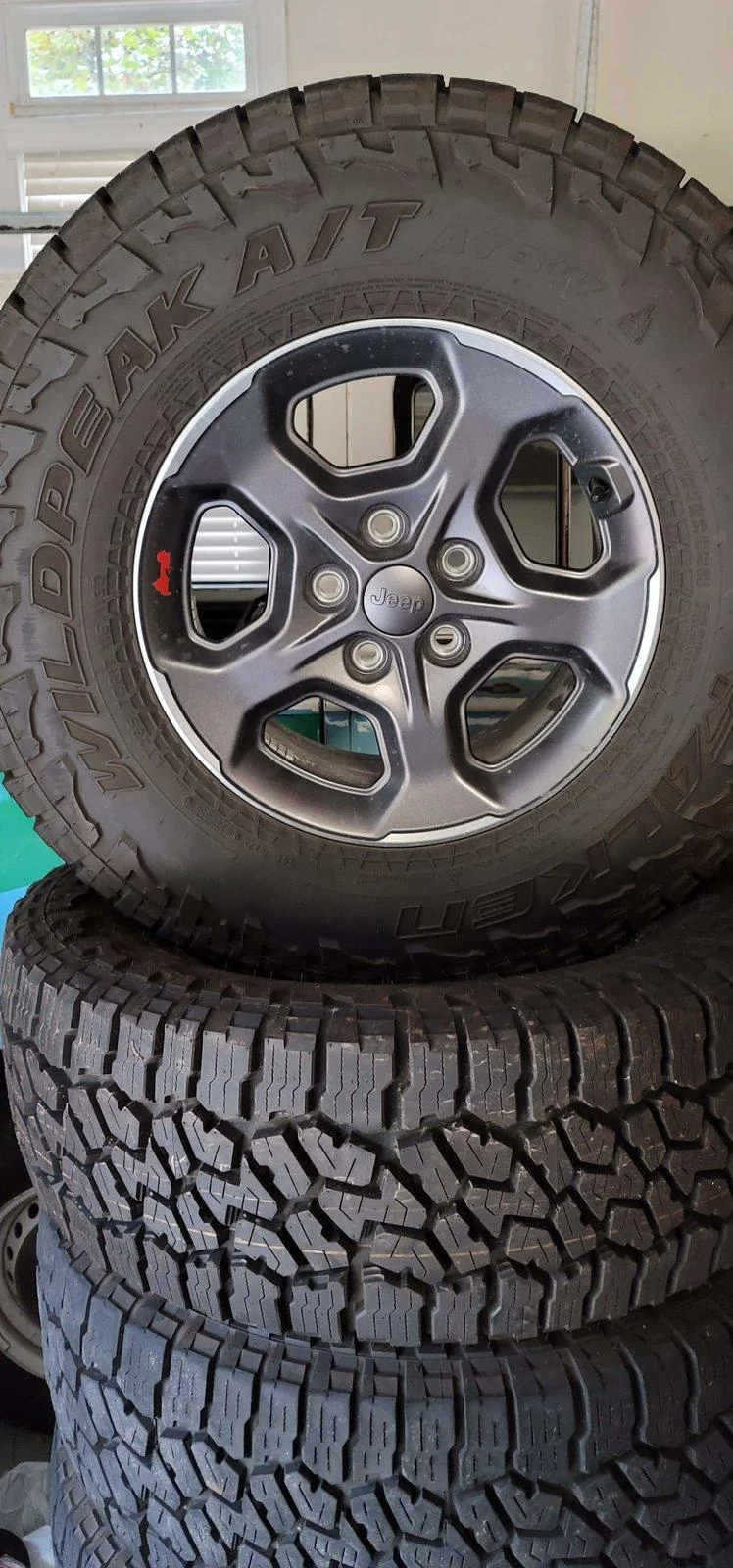Jeep Gladiator Rubicon Wheels and Tires + TPMS (4) & Spare (1) 20200823_193041