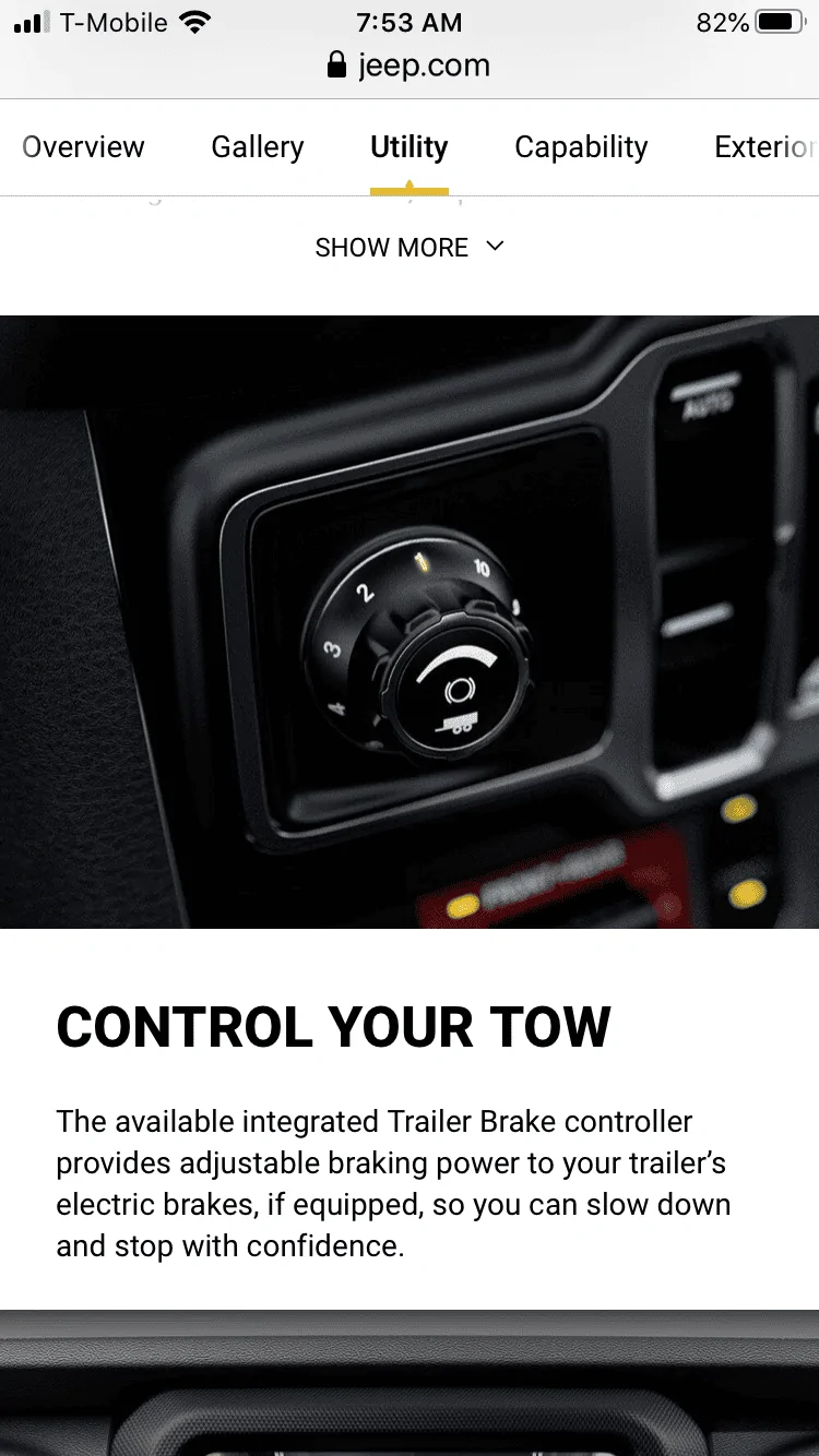 Jeep Gladiator Factory Trailer Brake Controller releases ...EDIT: STILL WAITING 3F284013-0150-4A2B-A486-0A40CCA72554