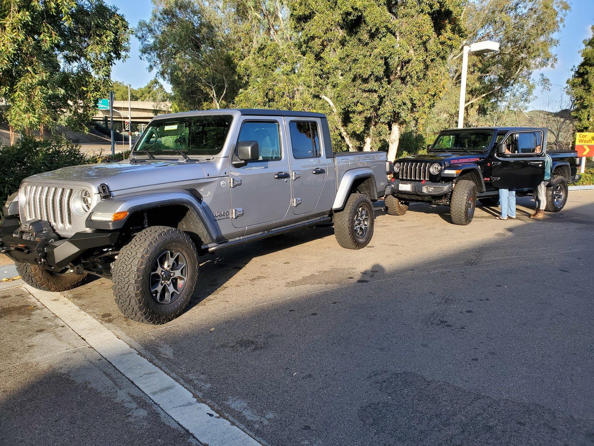 Jeep Gladiator Overland without Max Tow Package - Lift? Spacers? 20191018_081806