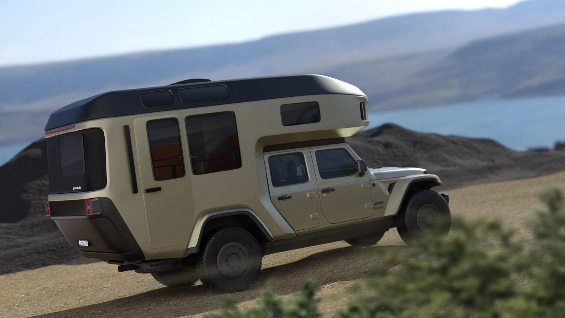 Jeep Gladiator Geho Cab Findus camper conversion 6667A274-BB7A-4F25-B77A-9BECBC668032