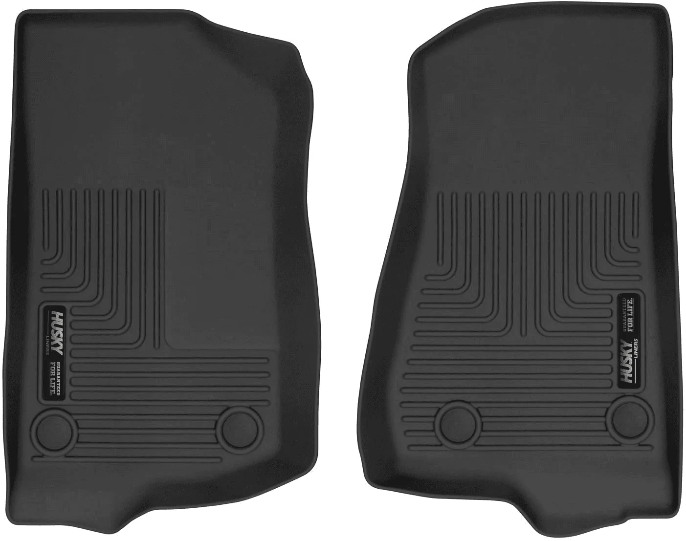 Jeep Gladiator 1st row Husky and 2nd row WeatherTech all weather mats 1598497958983