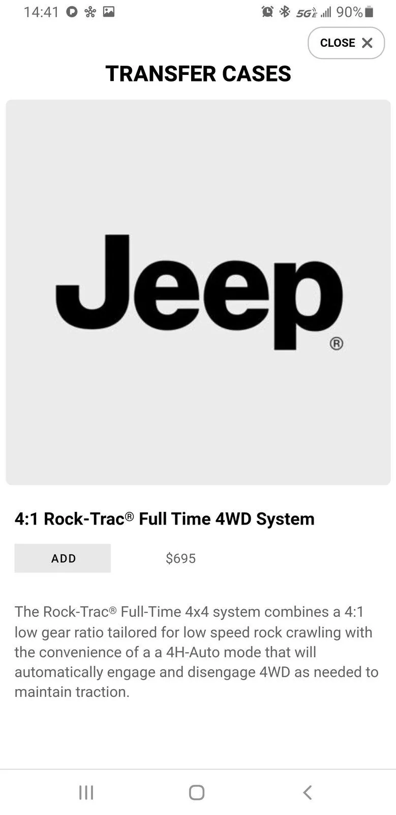 Jeep Gladiator 2021 Jeep Gladiator Build & Price is UP Screenshot_20200827-144112_Chrom