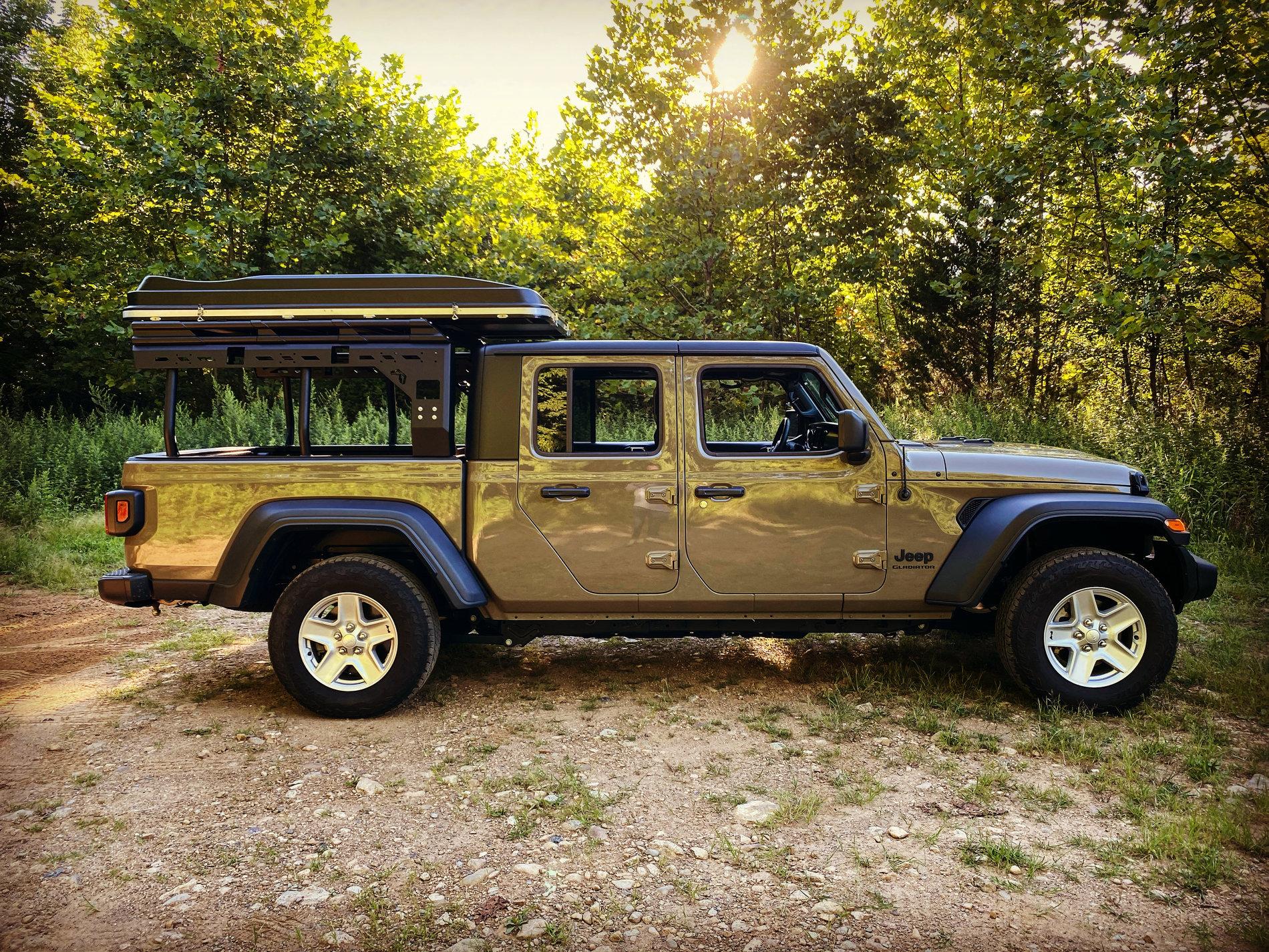 Jeep Gladiator Fab Fours Overland Rack Mounting Options 90A2EE30-436B-4EBB-B2AA-E59D248E26D0
