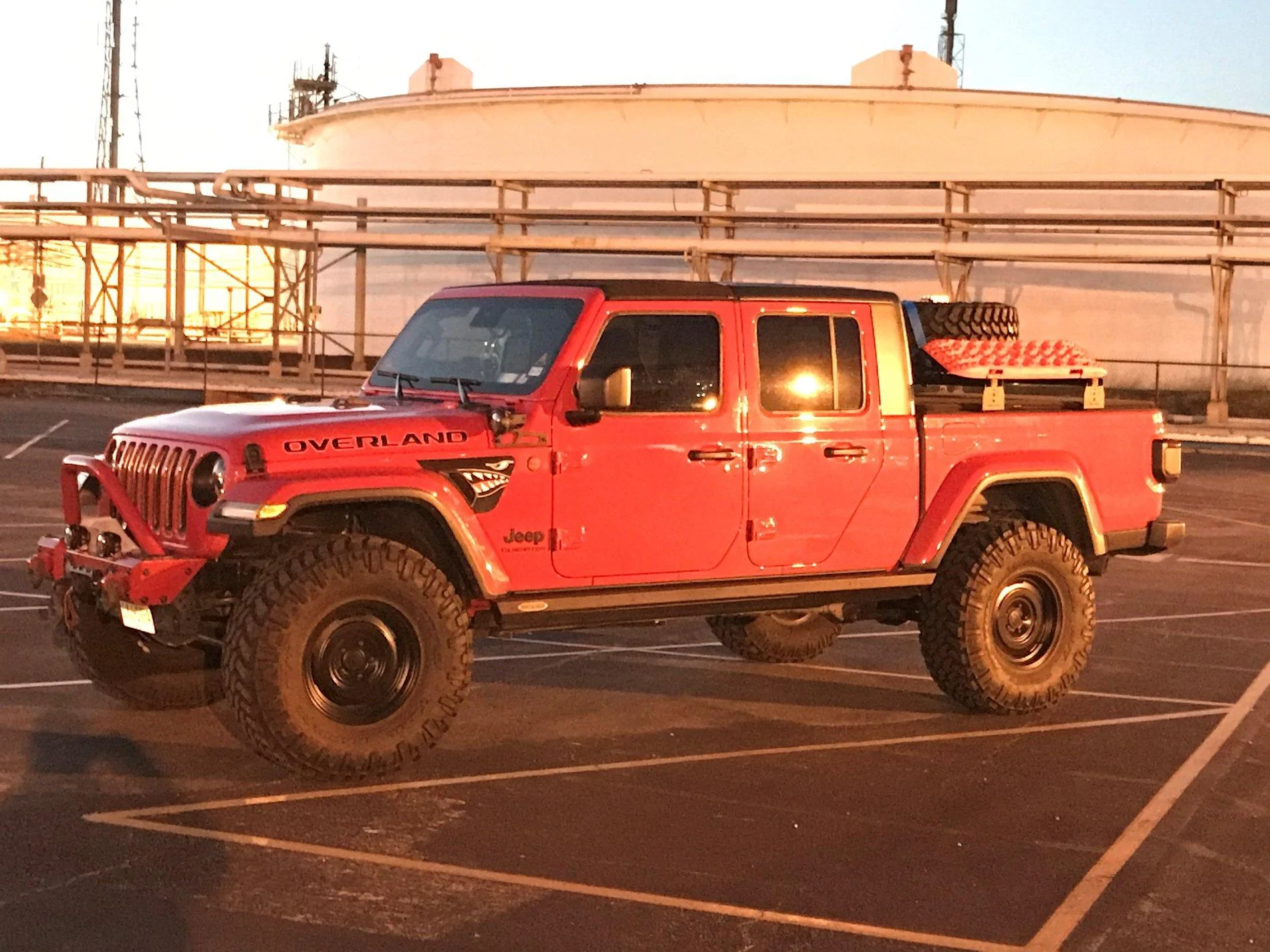 Jeep Gladiator 37” spare tire - list of tires that fit under the bed rack