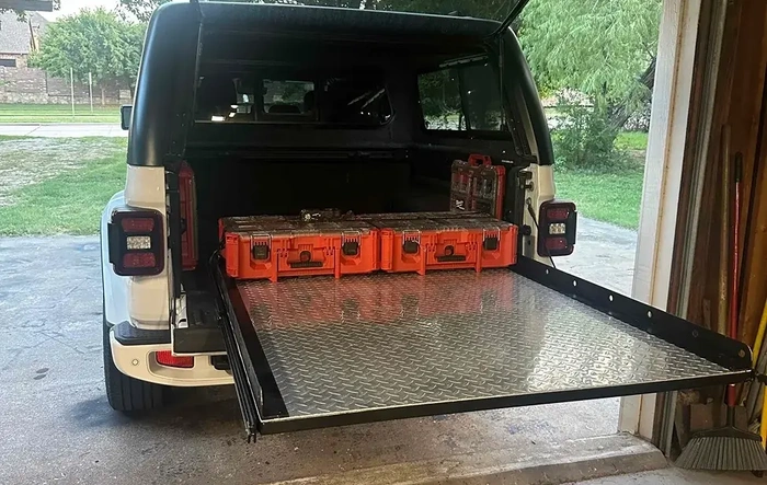 My DIY Cargo Slide Drawer