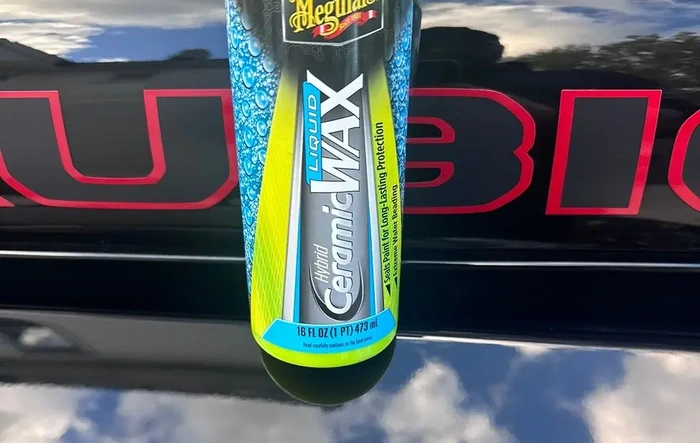 You'll like this.  Paint correction and polishing results with ceramic wax!