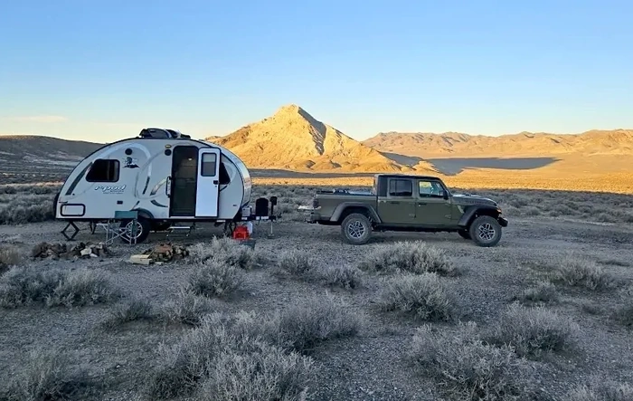 Desert camping and mine exploring