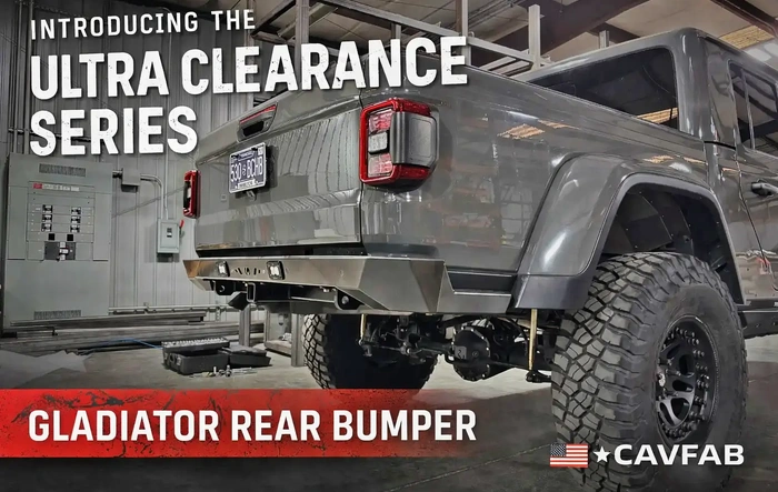 CavFab - Gladiator Ultra Clearance Rear Bumper