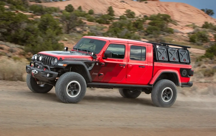 Jeep Gladiator Red Rock Officially Revealed, Upfitted by Jeep Performance Parts