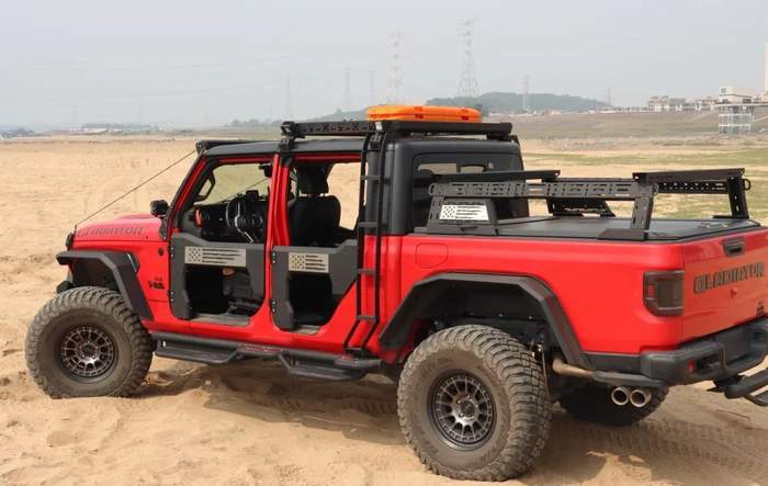 New JT Bed Rack Release! Tactical, Modular, Overland, Adjustable - by Monoking